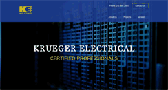 Desktop Screenshot of kruegerelectric.com